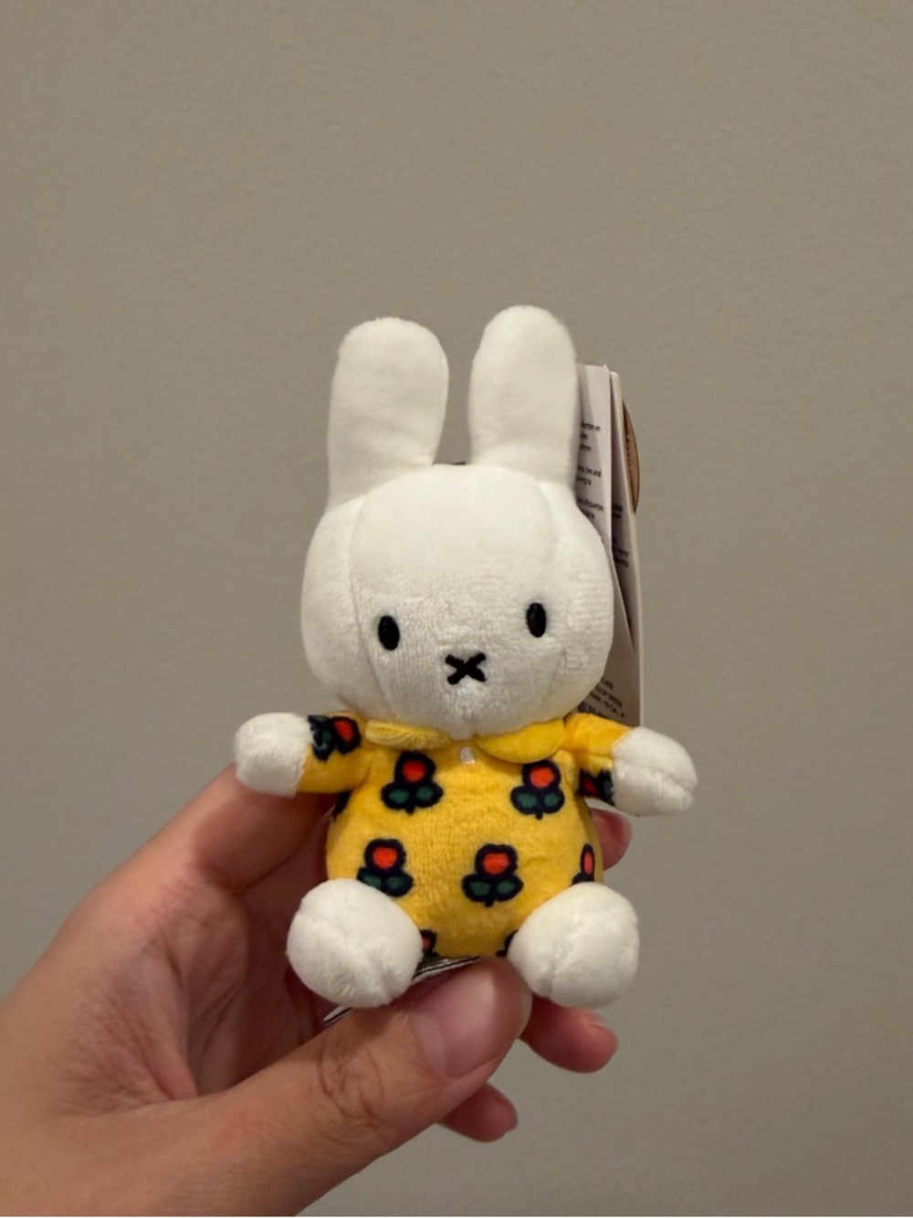 Bon Ton Toys Miffy Plush Rabbit Tulip Dress Keychain